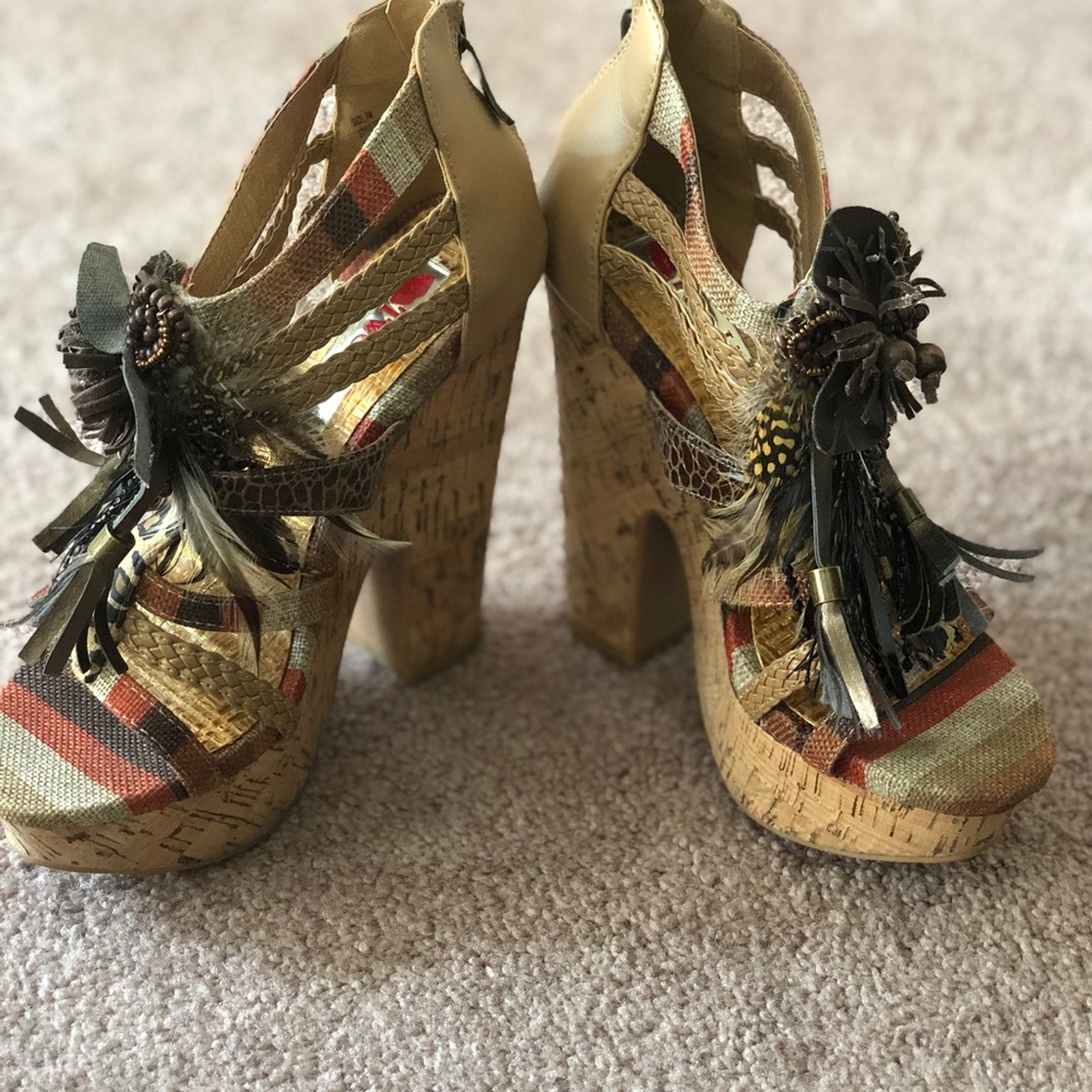 Feathered Sandals!